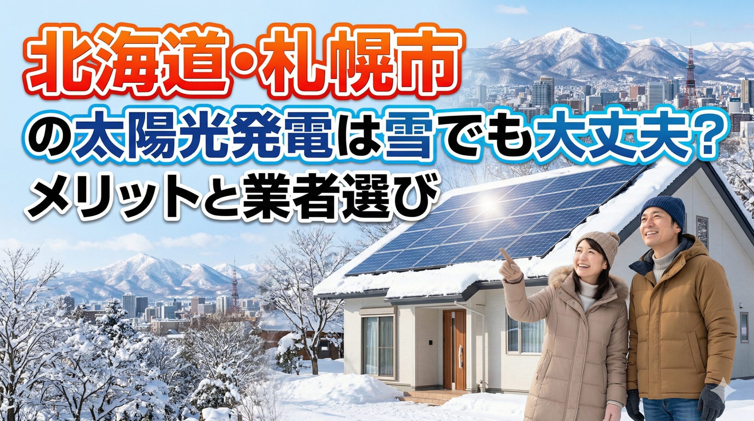 北海道2026】太陽光発電は本当に元が取れる？雪・寒さ・発電量の真実を 