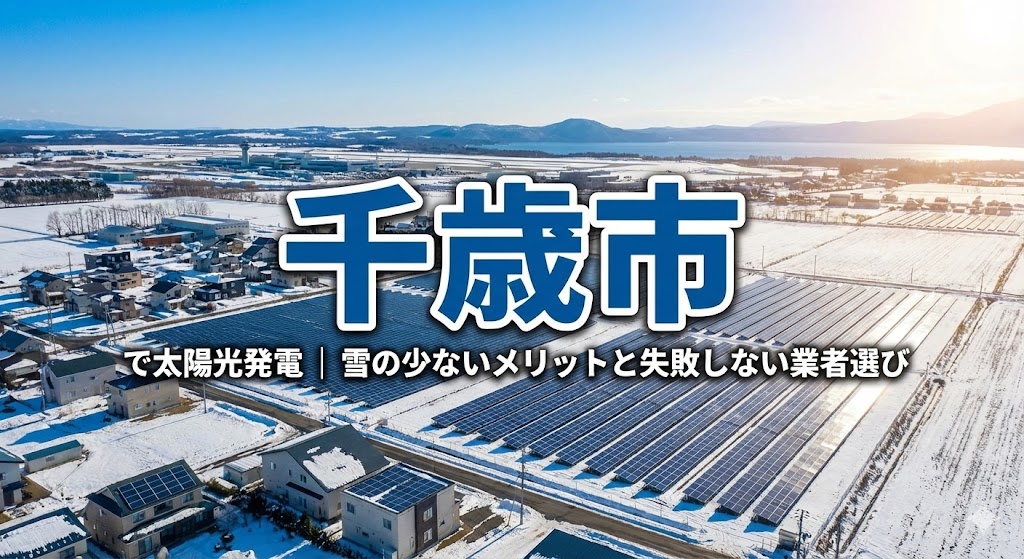 千歳市で太陽光発電は得か？雪が少ないメリットと失敗しない業者選び3