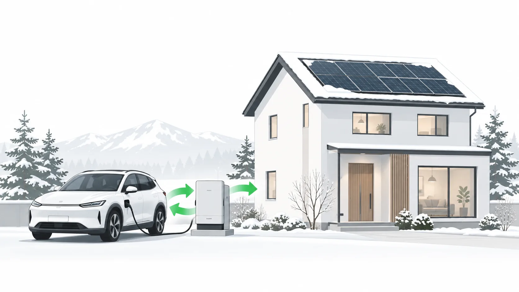 V2Hとは?充放電設備の仕組み