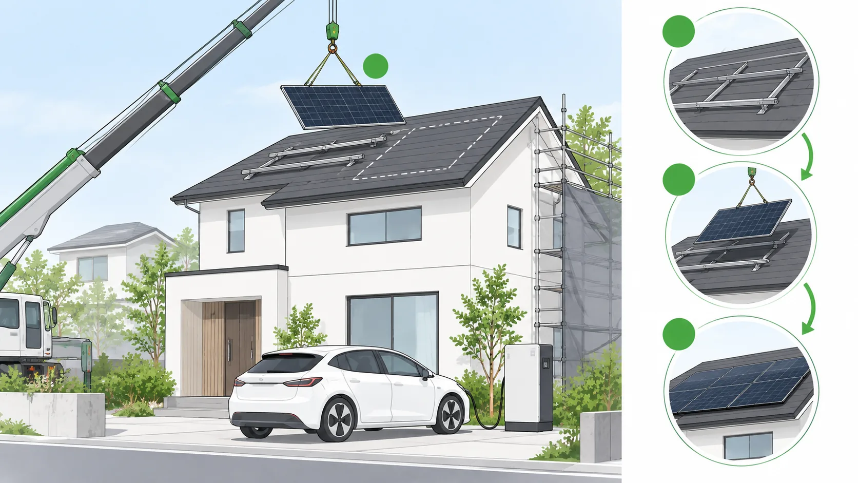 あとから太陽光を追加する場合の順序と注意点